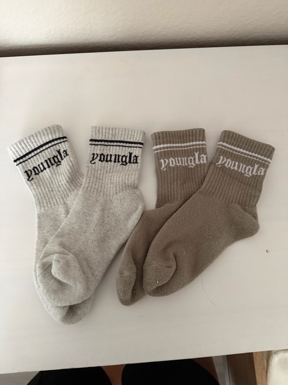 YoungLA Crew Socks — 2 Pack